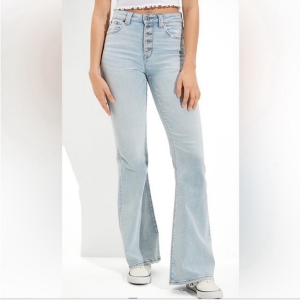 American Eagle Super High Waisted Flare